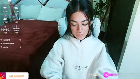 Snapshot of _natashaa19 chatting on January 12, 10:45 am Natasha Rodriguez independent model online show from January 12, 10:45 am