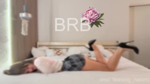 Naomi My instagram account - teasing naomi online show from March 17, 5:45 am