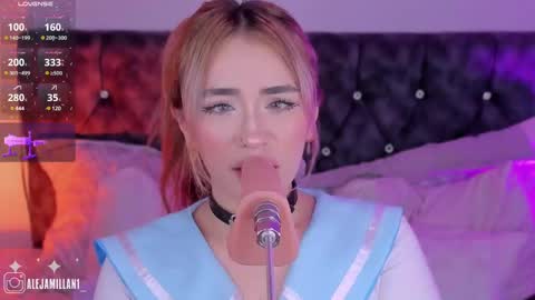 Snapshot of alejamillan1 chatting on March 7, 4:56 am   night GTM -5 online show from March 7, 4:56 am