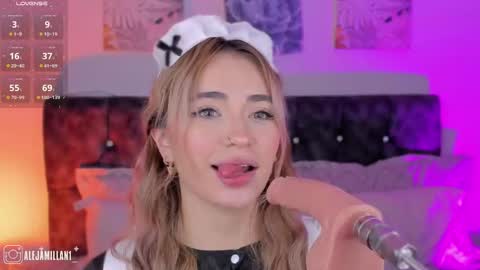 Snapshot of alejamillan1 chatting on March 11, 7:46 am   night GTM -5 online show from March 11, 7:46 am