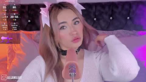 Snapshot of alejamillan1 chatting on March 5, 4:45 am   night GTM -5 online show from March 5, 4:45 am