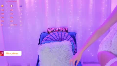 Snapshot of alice_wiinter chatting on January 11, 9:25 pm Alice online show from January 11, 9:25 pm