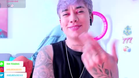 Axel Rouse online show from April 18, 7:07 pm