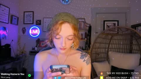 Beck the tongue online show from March 21, 10:35 pm