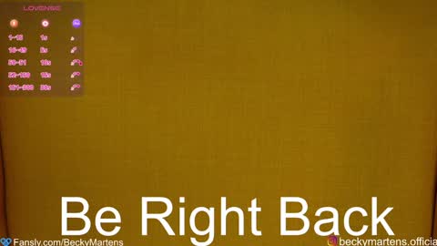 BeckyMartens come join me on    while im offline here  online show from March 11, 6:19 am