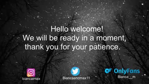 Snapshot of bianca_and_maxwell chatting on February 15, 12:22 pm bianca and maxwell online show from February 15, 12:22 pm