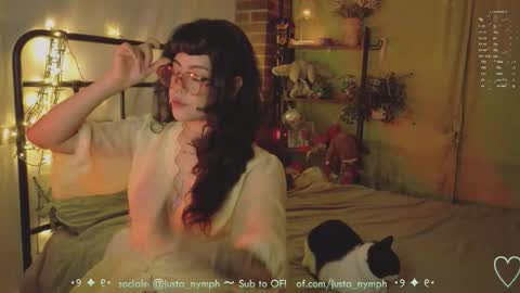   Im Nym  Justa nymph on twitter and IG online show from February 1, 2:19 am