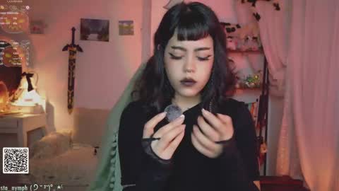 Snapshot of blushing_nymph chatting on October 4, 3:37 am   Im Nym  Justa nymph on twitter and IG online show from October 4, 3:37 am