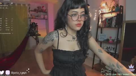 Snapshot of blushing_nymph chatting on February 3, 3:09 am   Im Nym  Justa nymph on twitter and IG online show from February 3, 3:09 am