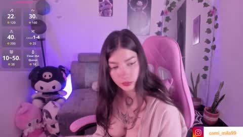 Snapshot of cami_mila99 chatting on October 24, 10:32 pm CAMI  online show from October 24, 10:32 pm