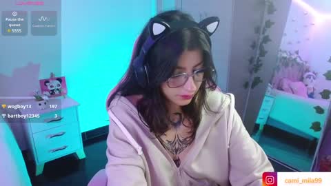 Snapshot of cami_mila99 chatting on January 8, 6:52 am CAMI  online show from January 8, 6:52 am
