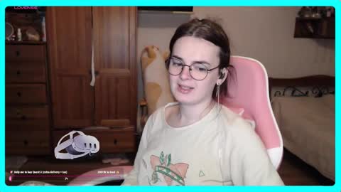 Snapshot of eva_katt chatting on February 28, 8:42 am Gamer Katt online show from February 28, 8:42 am