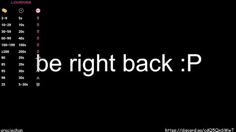 graciechan online show from November 1, 2:56 am
