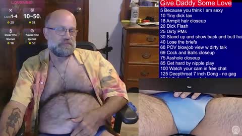 HairyDaddyBear69 online show from October 7, 11:56 pm