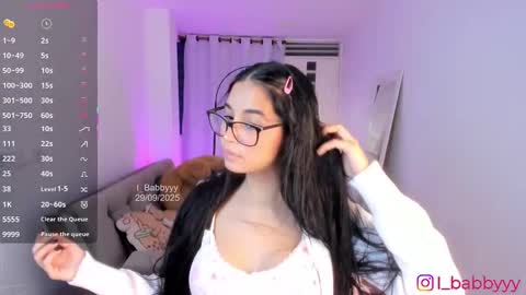 Snapshot of i_babbyyy chatting on September 30, 2:55 am Helloouu im  Abigail call me Abi  MY NEW SHEDULE  IS 1030PM online show from September 30, 2:55 am