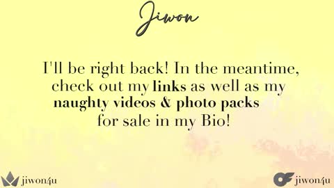 Jiwon online show from March 6, 12:31 am