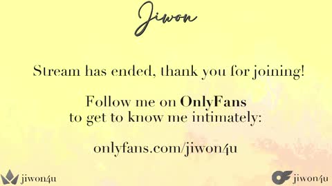 Jiwon online show from March 1, 2:02 pm