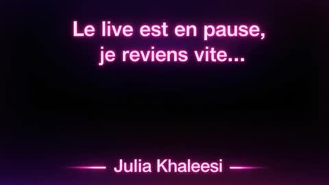 Julia Khaleesii online show from February 5, 6:44 pm