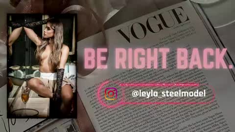 INSTA leylasteel model         online show from May 27, 11:40 am