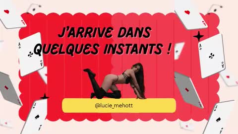 Lucie hot follow me on  online show from November 7, 11:23 am