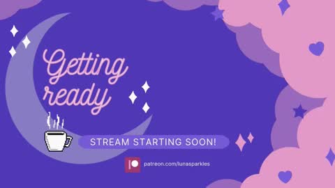 ..LunaSparkles. online show from November 4, 6:15 am