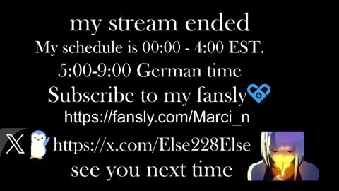 marci_n online show from April 14, 8:06 am