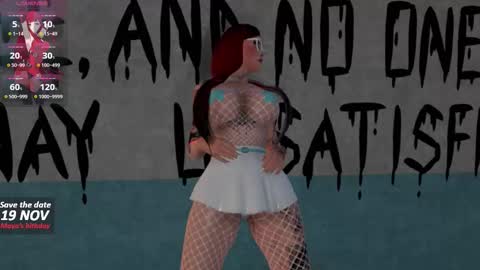 Maya online show from November 7, 8:22 pm