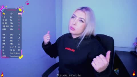 Megan rose online show from April 13, 3:11 am