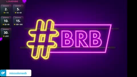 valentina online show from October 9, 3:50 pm