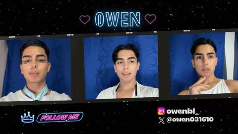 Snapshot of owenblue__ chatting on October 23, 7:21 am Owen Independent model online show from October 23, 7:21 am