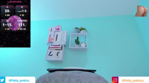 Snapshot of patty_jenkinss chatting on March 1, 5:31 am Hi  Pvt open Moans from lovense  tell me  Fav   113366 Especial level 33 online show from March 1, 5:31 am