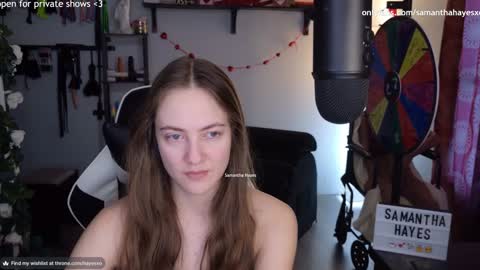 The Real Samantha Hayes haha  online show from February 17, 11:11 pm