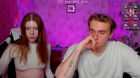 Say and kiss online show from January 15, 9:30 pm