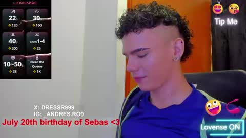 sebas 3 online show from July 12, 2:20 pm