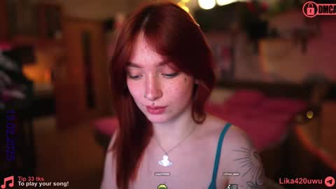 Snapshot of suk_ki chatting on February 13, 5:16 am Lika ginger  Jessy blond   online show from February 13, 5:16 am