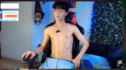 Snapshot of twink_sebas_ chatting on March 3, 8:54 pm  Bad boy sebastian  online show from March 3, 8:54 pm