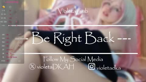 IG violeta sub online show from October 20, 1:05 pm