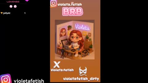 violetafetish online show from September 18, 2:48 am
